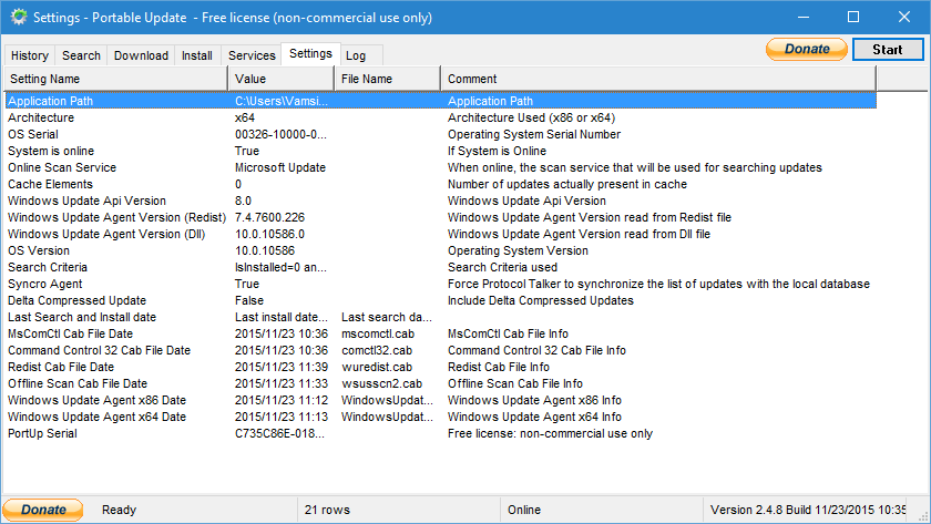 portable-update-sys-información