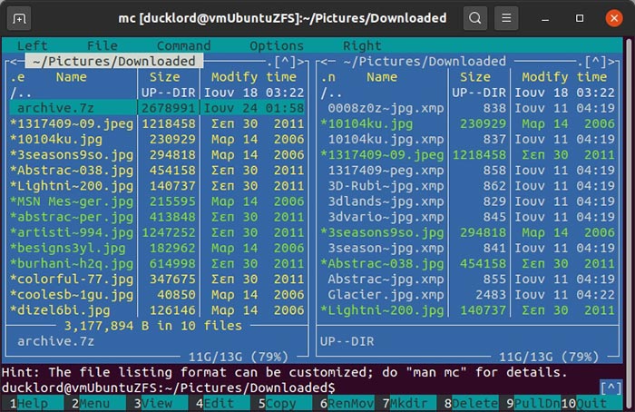 Administrar archivos con Mc 7z Archive In Folder