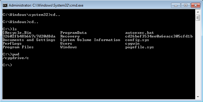 install-cygwin-integrated-into-command-prompt