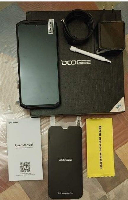 Revisión del teléfono inteligente Doogee S98 en caja