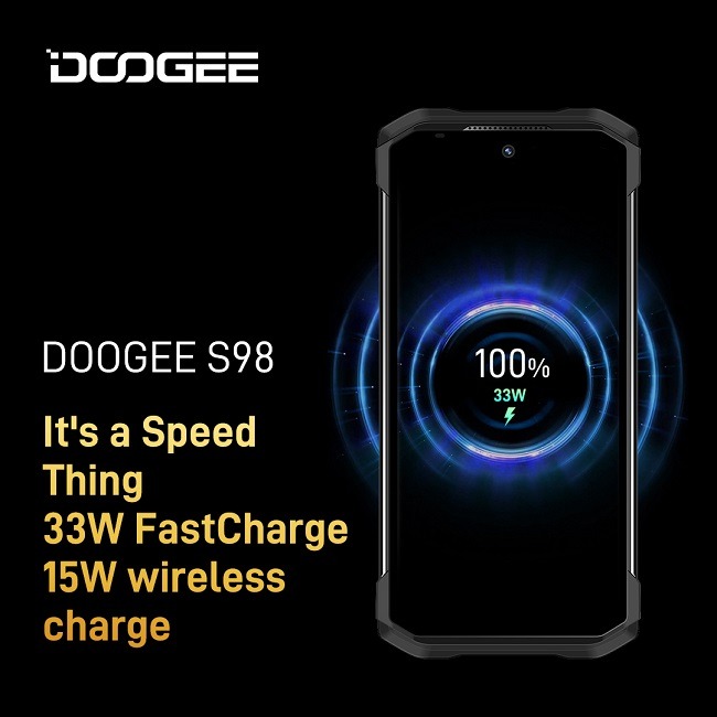 Revisión del teléfono inteligente Doogee S98 Carga rápida