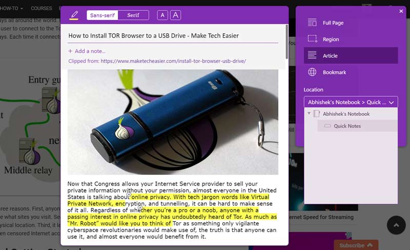 onenote-web-clippers