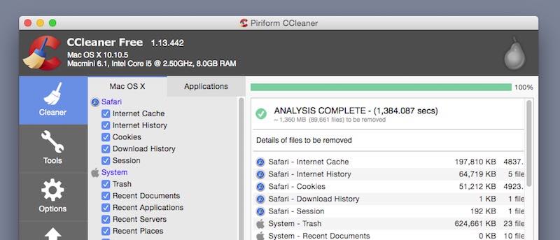 CCleaner for Mac: As Good as Windows?