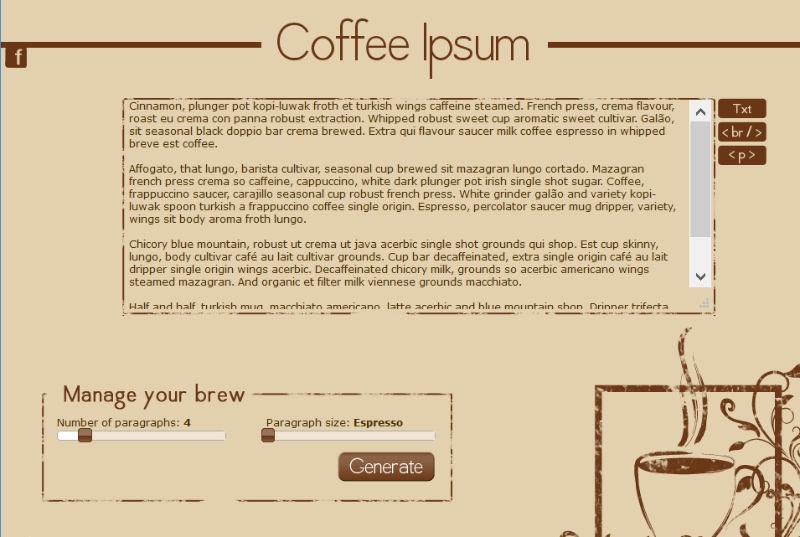 Café Lorem Ipsum