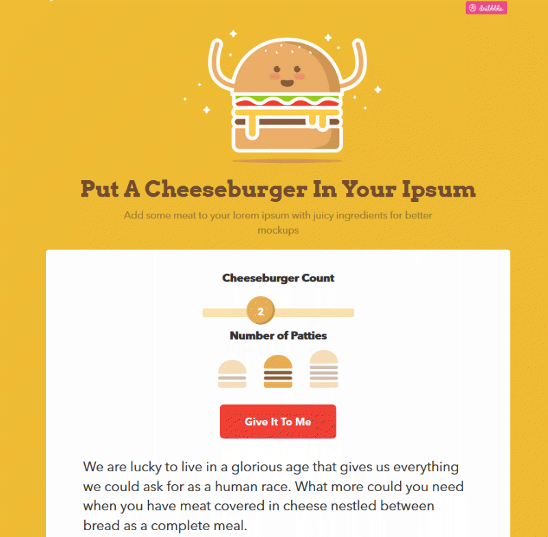 Hamburguesa con queso Lorem Ipsum