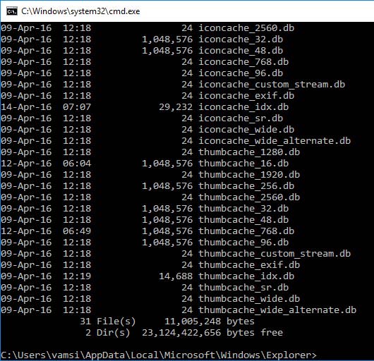 reconstruir-icono-caché-dir-cmd