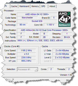 Diagnostica tu PC con CPU-Z