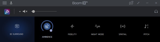 Efectos de revisión de escritorio Boom 3d