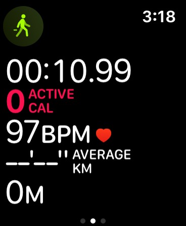 Métricas de entrenamientos de Apple Watch