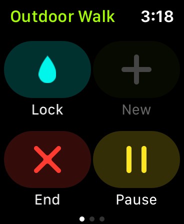 Opciones de entrenamientos de Apple Watch