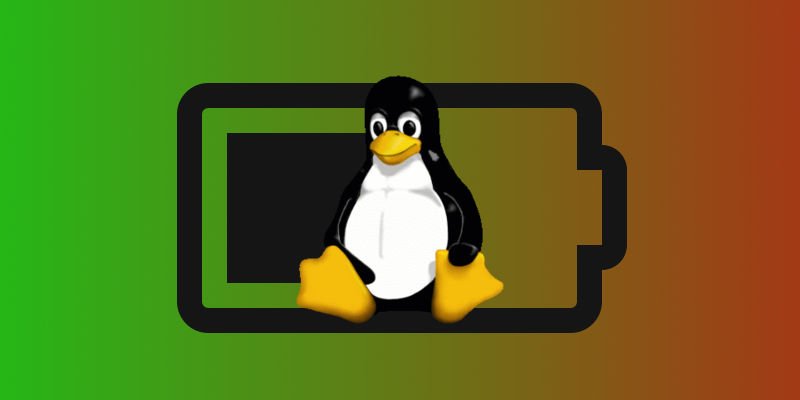 Monitor Battery Use Linux