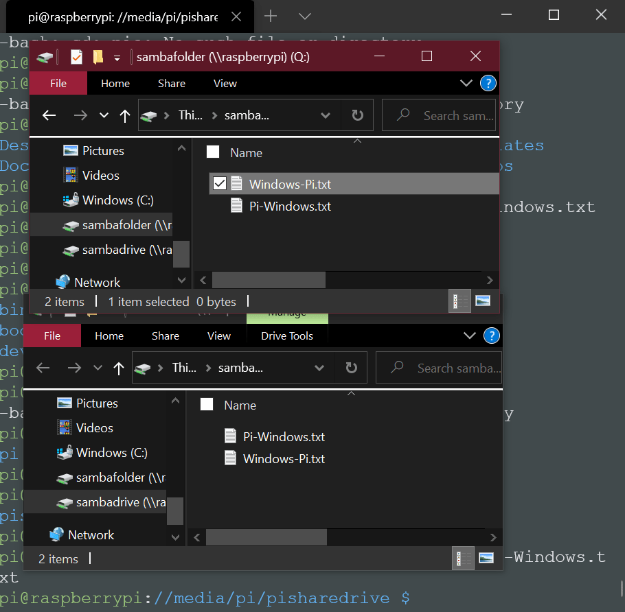 Prueba de archivo Pi Nas