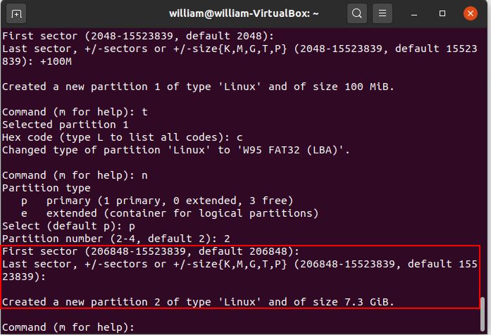 Instalar Arch Linux Rpi Finalizar la segunda partición