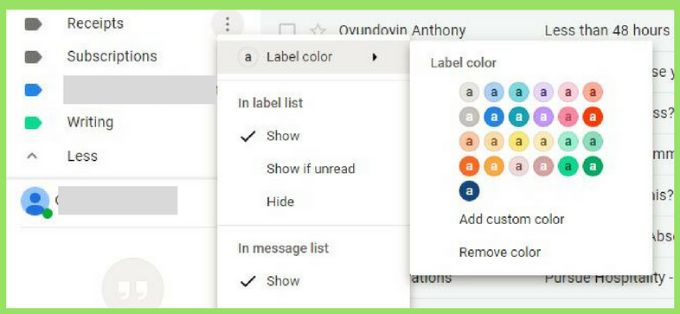 Change Gmail Color