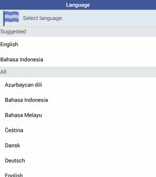 facebook-lite-seleccionar-idioma