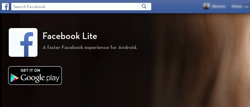 Use Facebook Lite en Android para ahorrar uso de datos