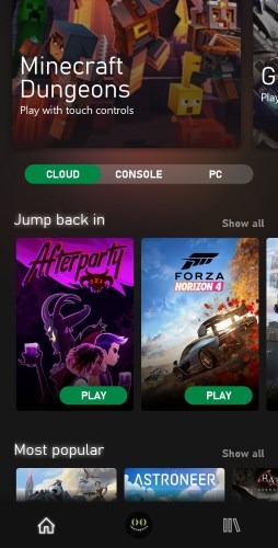 Salto de Xbox Game Pass