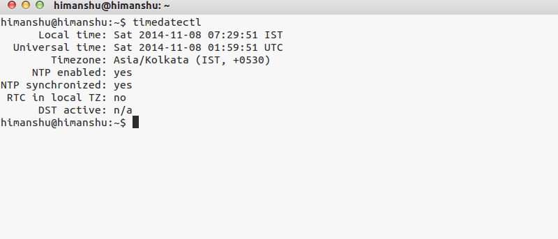 Use timedatectl para controlar la hora y la fecha del sistema en Linux