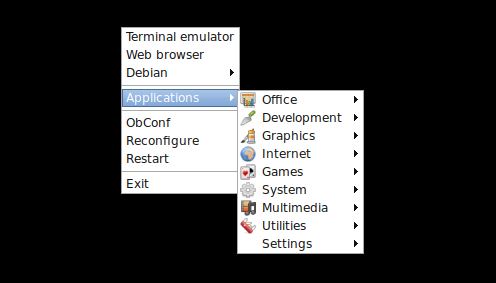 Openbox Instalar Personalizar Aplicaciones Menú