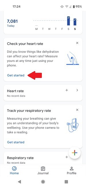 Cómo verificar su pulso Pixel Verifique la frecuencia cardíaca