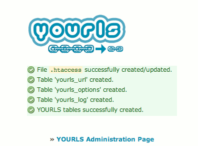 Yourls-instalar