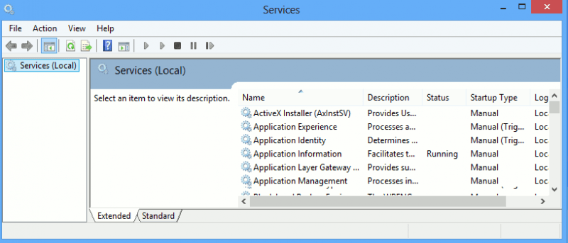 Cómo administrar los servicios de Windows en Windows 8