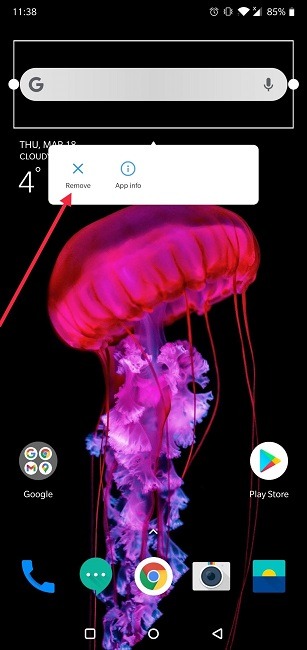 Cómo cambiar el motor de búsqueda predeterminado de Android Eliminar el widget de pantalla de inicio de búsqueda de Google