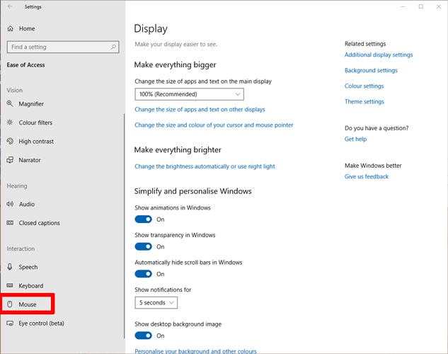 cómo-usar-el-mouse-con-teclado-windows-10-facilidad-de-acceso1