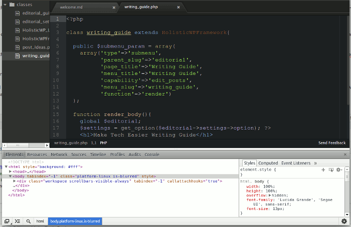 atom-chrome-dev-herramienta