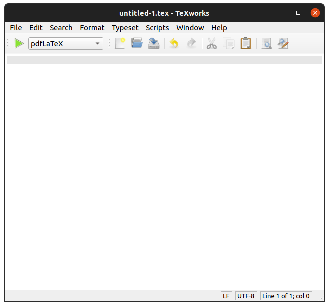 Editores Latex Linux Texworks