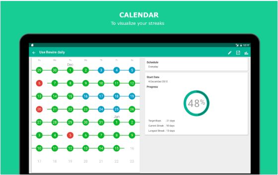 Habittrackers-habithub-calendar-graph