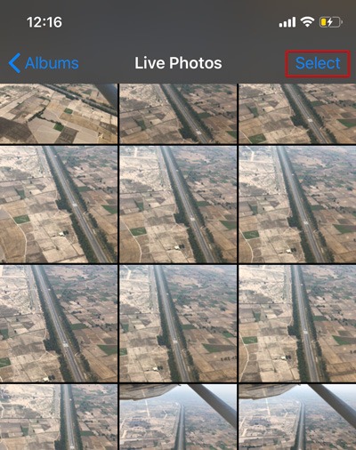 Combina Live Photos Ios Select