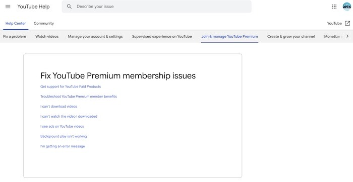 Youtube Tv Premium Premium Ayuda