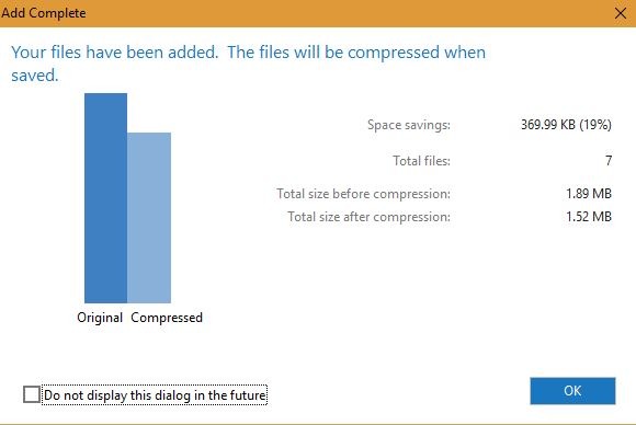 Compresión de archivos Winzip