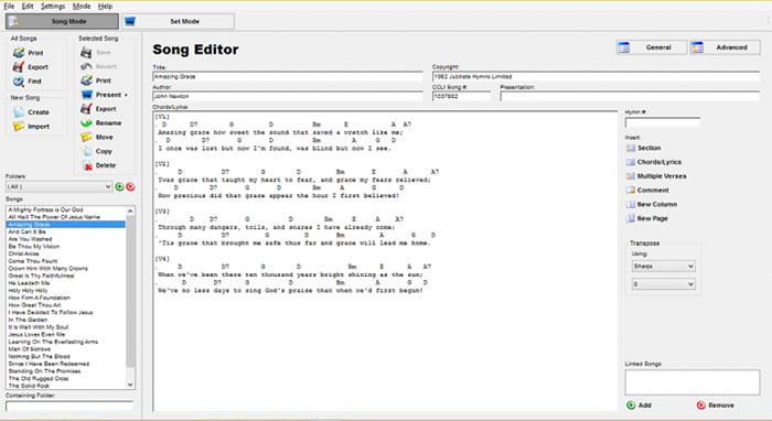 Aplicaciones de Linux para guitarristas Opensong