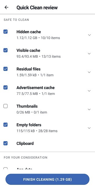 Cómo borrar la revisión de Ccleaner de caché de Android