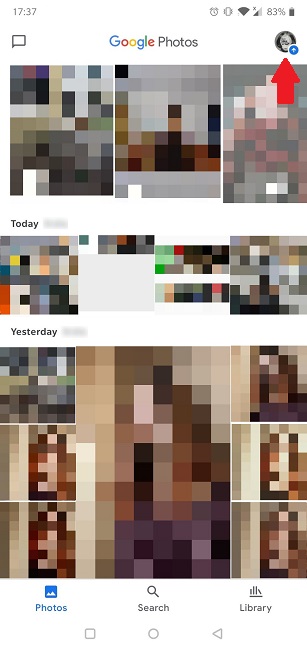 Cómo recuperar fotos borradas Foto de perfil de Google Photos
