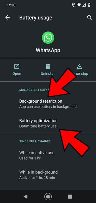 Optimización de la batería por sobrecalentamiento del teléfono Android