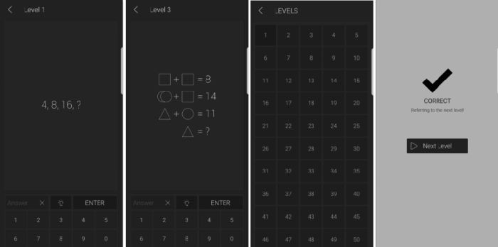 Los mejores juegos de matemáticas Android Math Riddles