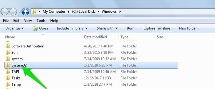 arreglar-windows-explorer-crashing-system32-folder