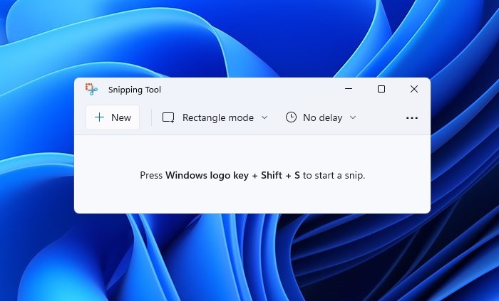 Captura de pantalla Inicio de sesión de Windows Windows11 Snippingtool