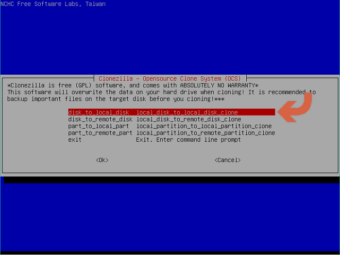 clonezilla-disco-disco-local