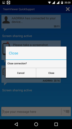 teamviewer-close-connection