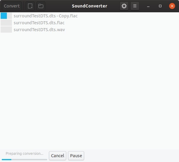 Convierta su audio con Soundconverter Convert