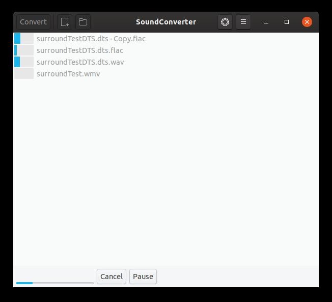 Convierta su audio con Soundconverter Crash