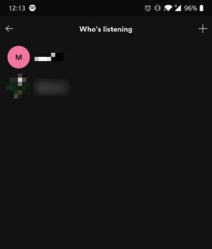 Cómo crear una sesión grupal de Spotify Blend Playlist Quién está escuchando