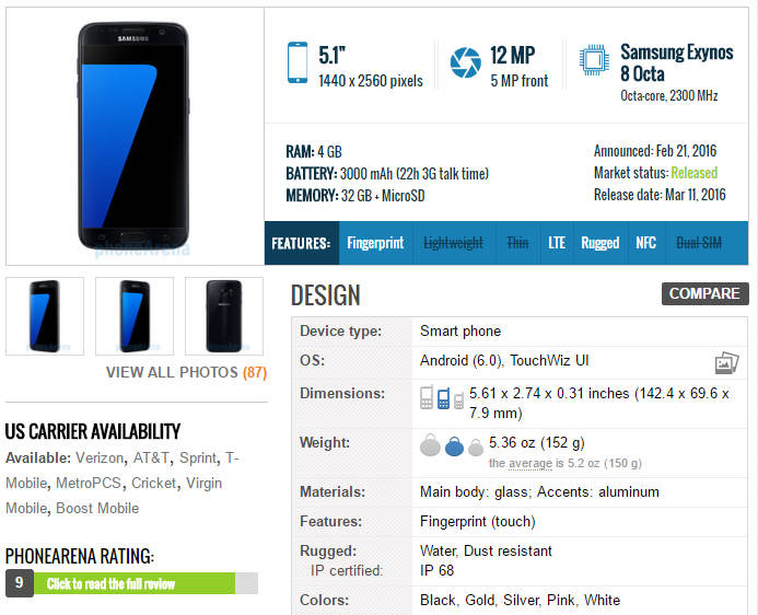 comparar-teléfonos-teléfono-arena-especificaciones