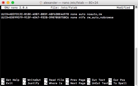 montaje-ntfs-unidades-macos-fstab-en-terminal