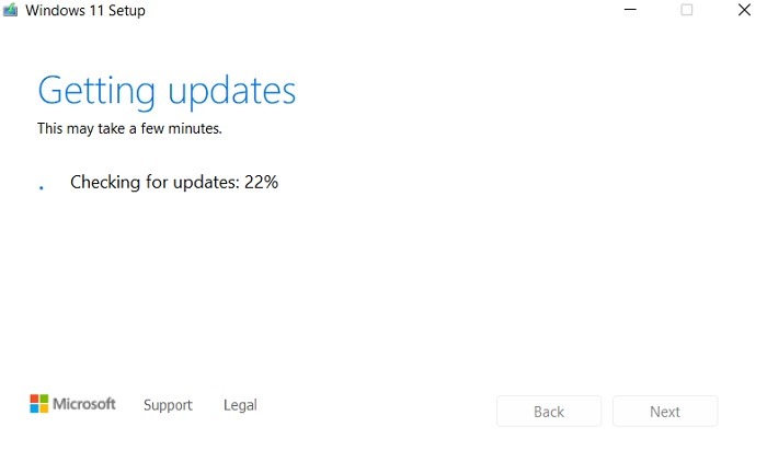 Windows11 Instalar Actualización Iso