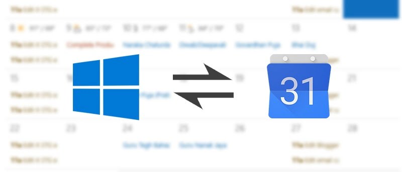How to Sync Google Calendar with the Calendar App in Windows 10